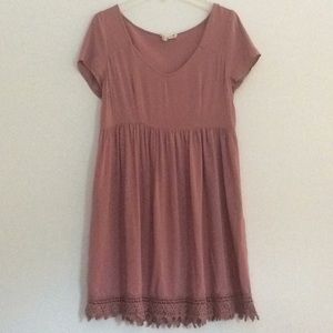 Mauve colored sun dress